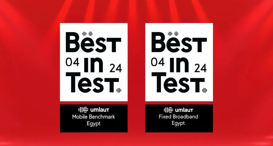 Vodafone Egypt awarded best mobile and fixed broadband network by Umlaut