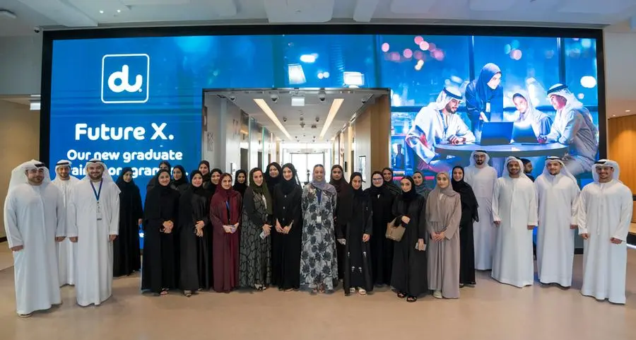 Du welcomes the first batch of Emirati graduates to Future X