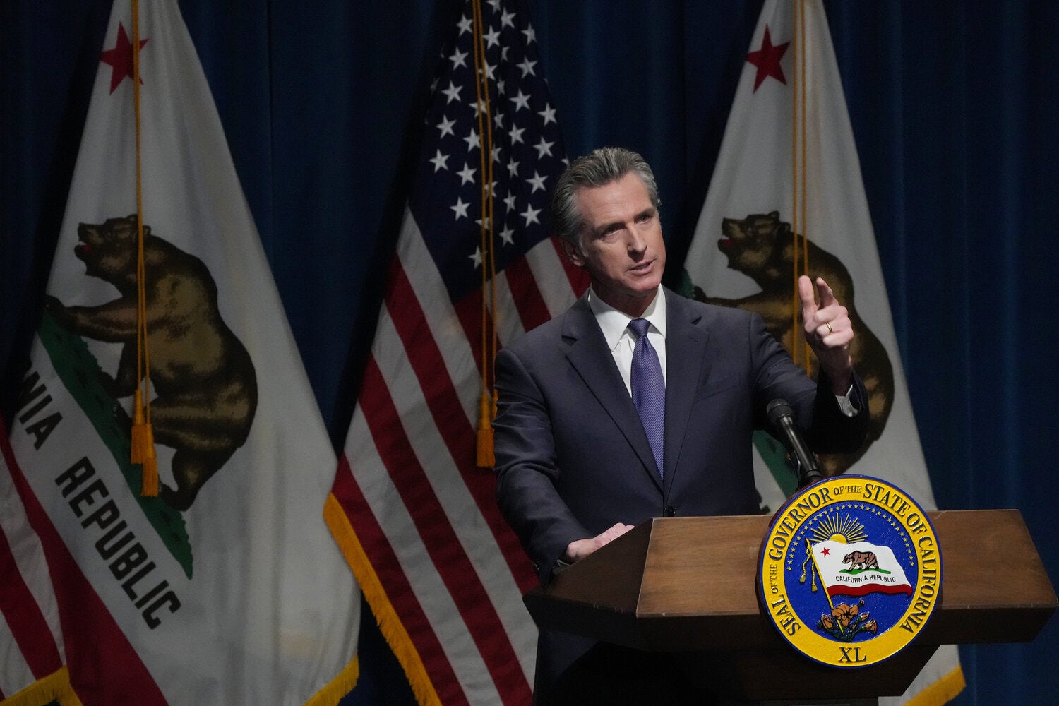 California Gov. Gavin Newsom signed two new laws that will require social media companies to moderate the spread of election-related impersonations powered by A.I., known as “deepfakes.”