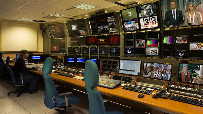 Sala de realització de TV3