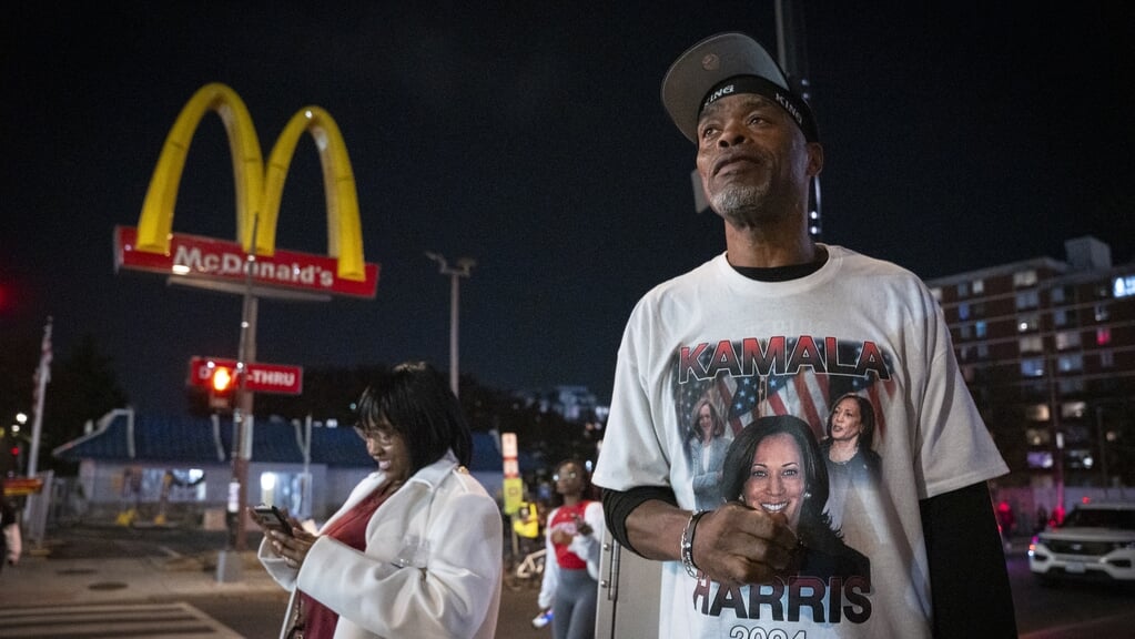 Bijeenkomst voor de Democratische presidentskandidaat Kamala Harris, op haar oude universiteit, Howard.