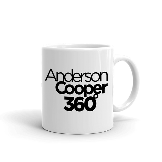 CNN Anderson Cooper Logo White Mug-2