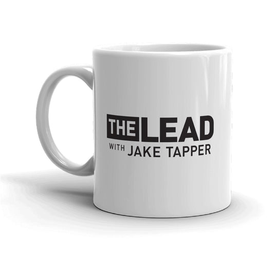 The Lead with Jake Tapper Logo White Mug-0