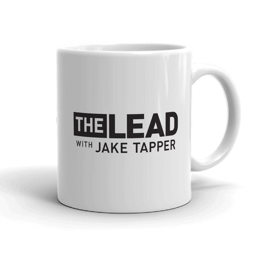 The Lead with Jake Tapper Logo White Mug-2