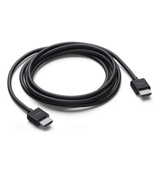 The Belkin UltraHD High Speed 4K HDMI Cable is 4 meters long to provide an easy connection between your Apple TV 4K and your TV.