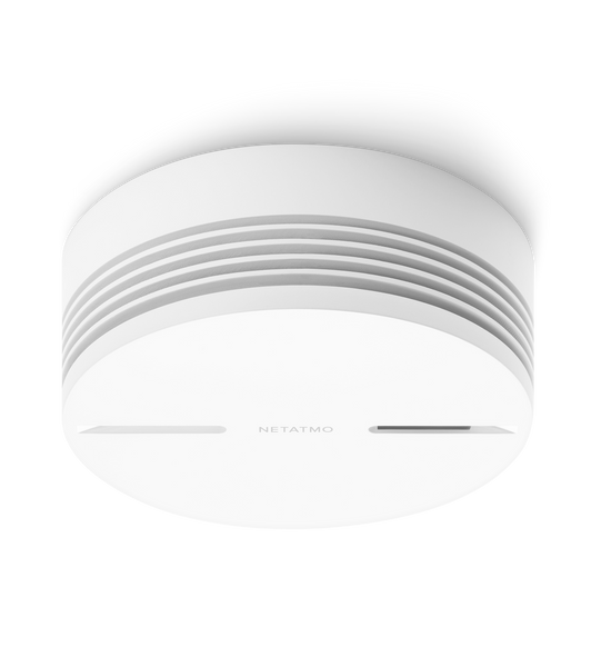 Netatmo Smart Smoke Alarm ‑palovaroitin on fotoelektroninen (optinen) palovaroitin, joka hälyttää tulipalon alkaessa.