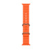 Orange Ocean Band, tubular molded high-performance fluoroelastomer with titanium buckle