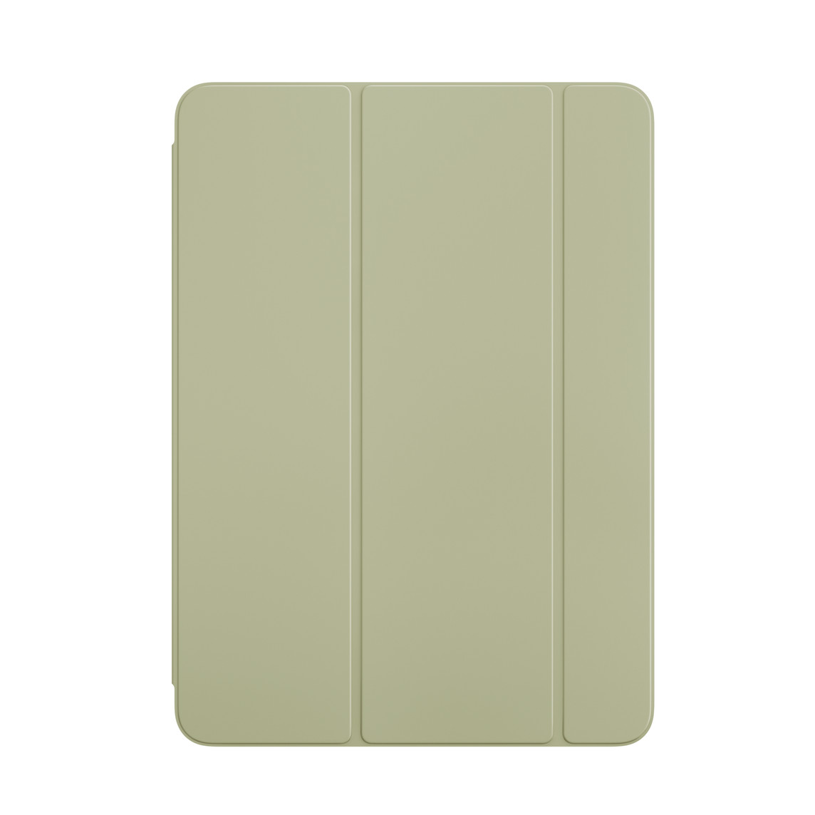 Etu­näkymä iPad Airin vihreästä Smart Foliosta.