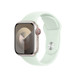 Soft Mint Sport Band showing inside of pin-and-tuck closure, for a comfortable fit next to your skin