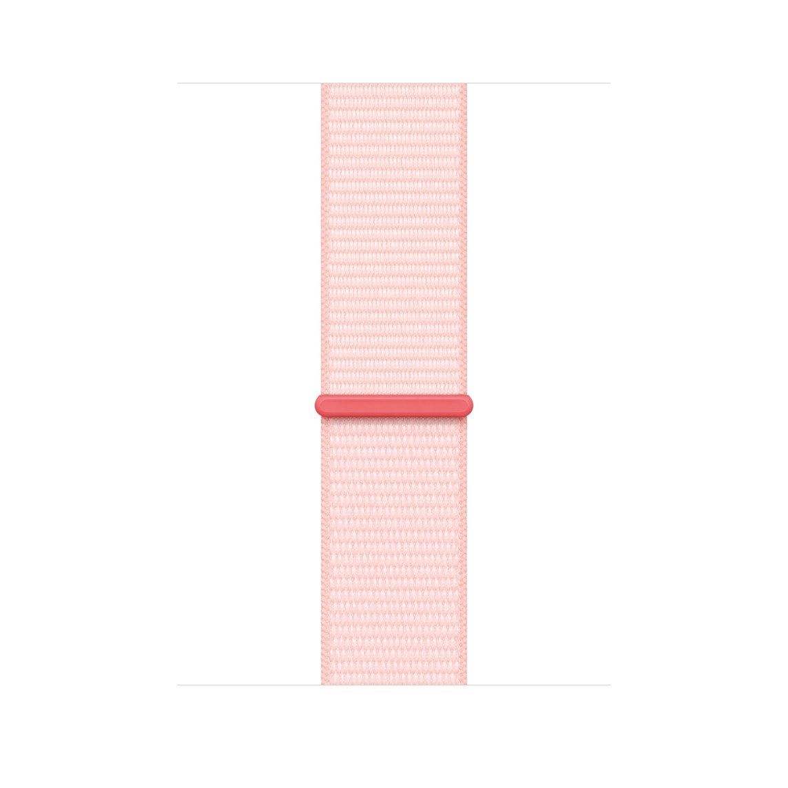 Light Pink Sport Loop strap, light pink woven nylon, hook-and-loop fastener