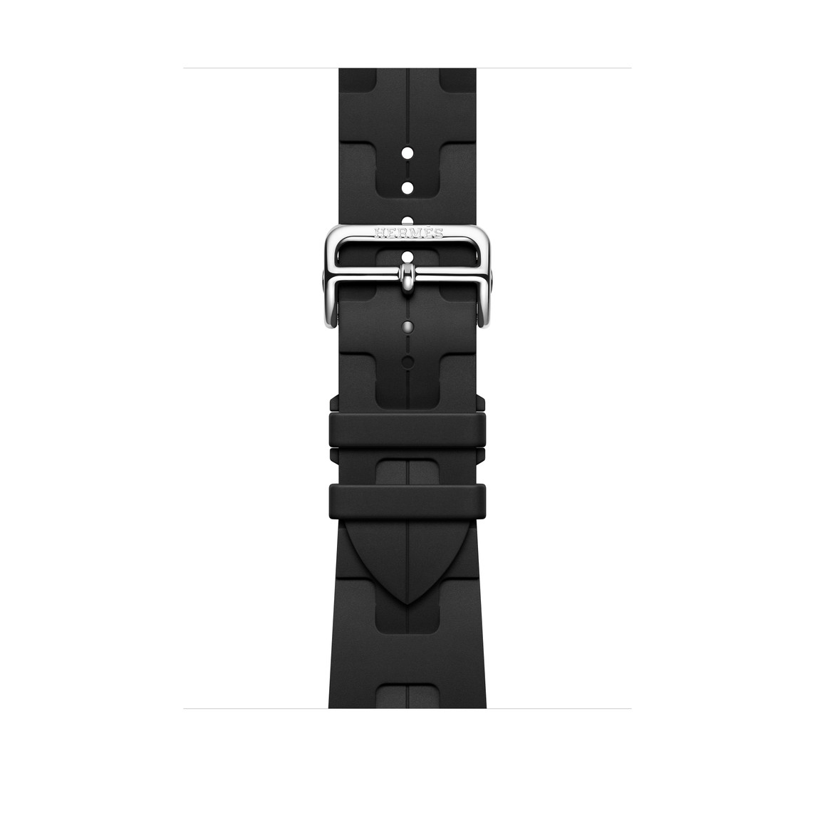 Noir (black) Kilim Single Tour strap, supple leather with black stainless steel buckle.