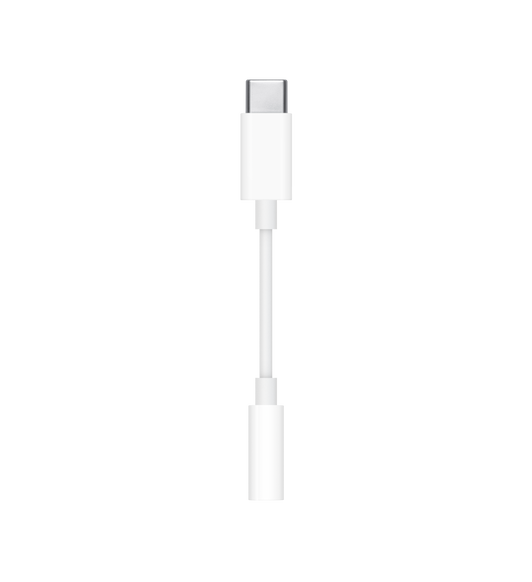 The USB-C to 3.5 mm Headphone Jack Adapter lets you connect devices that use a standard 3.5 mm audio plug to your USB-C devices.