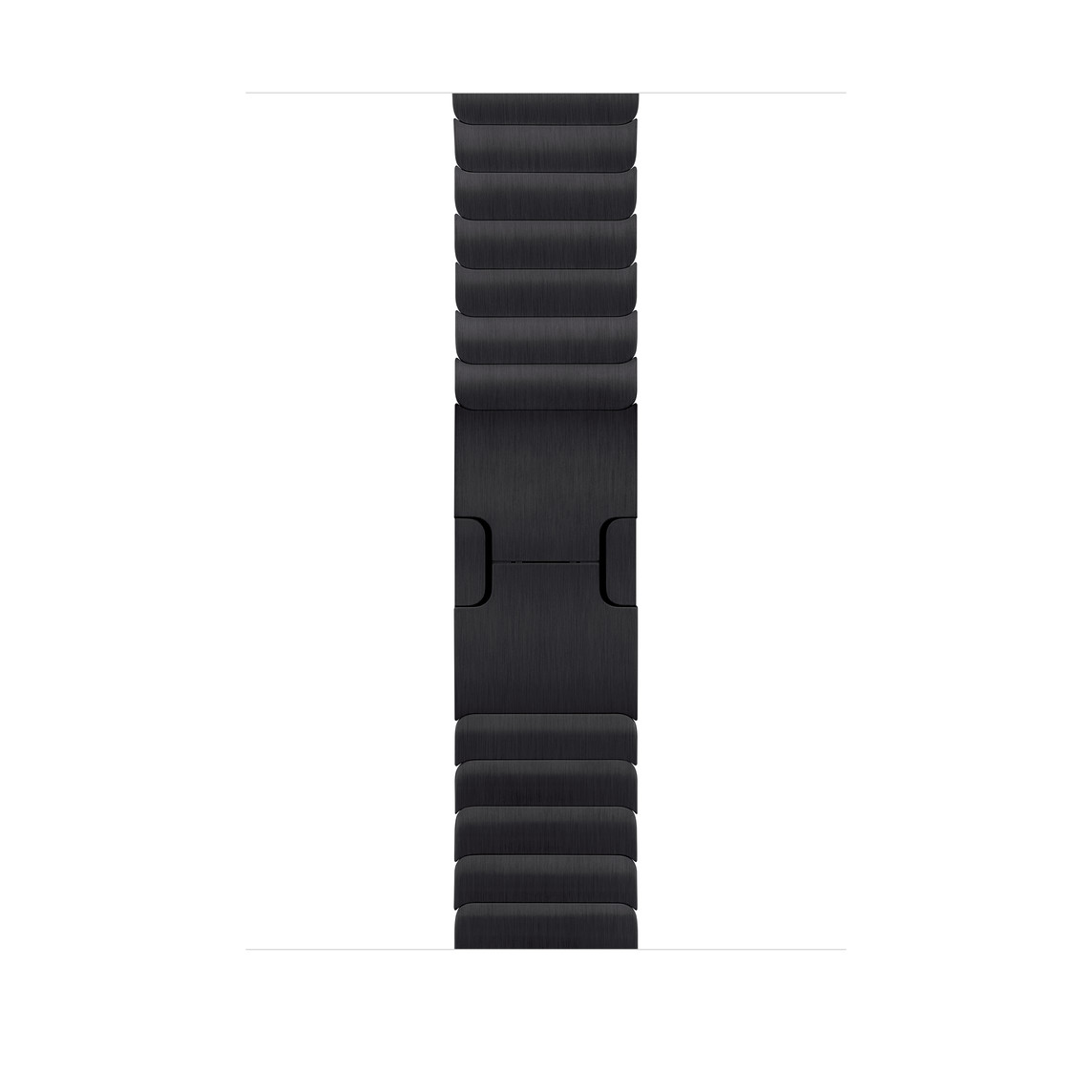 Space Black Link Bracelet band, stainless steel links with buttery closure