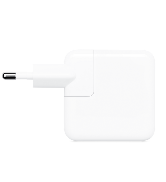 ด้านข้างของอะแดปเตอร์แปลงไฟ USB-C ขนาด 30 วัตต์ (พร้อมปลั๊ก Type C)