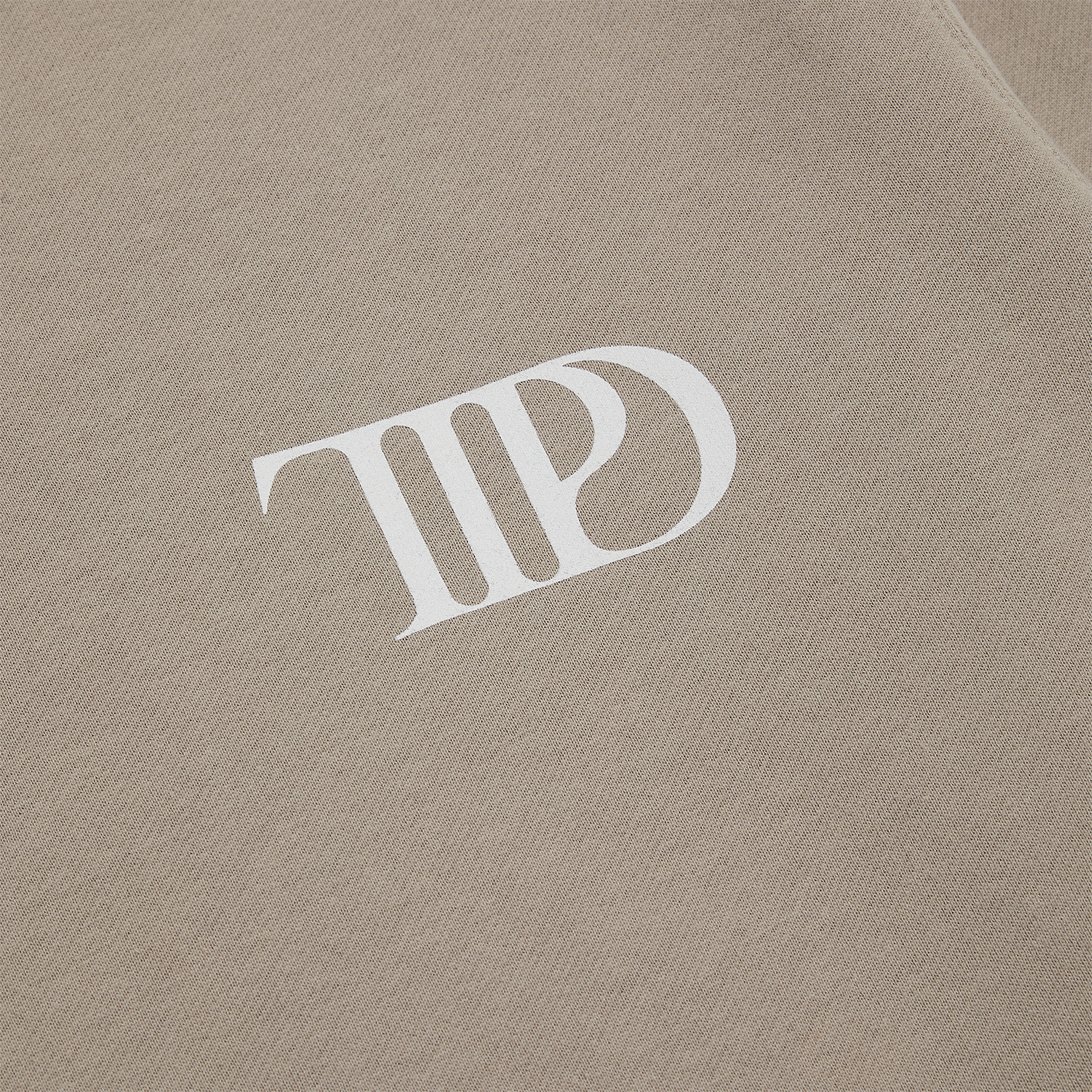 The Tortured Poets Department Beige Crewneck Logo