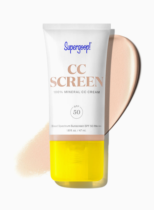 Supergoop! CC Screen 100% Mineral CC Cream SPF 50 100C / 1.6 fl. oz. Packshot and goop