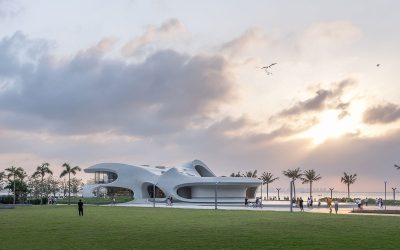 世界の名建築を訪ねて。国際的建築家集団MADによる彫刻のようなパビリオン「The Cloudscape of Haikou（海口クラウドスケープ ）」/中国・海口市