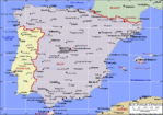 Mapa de América del Sur en español