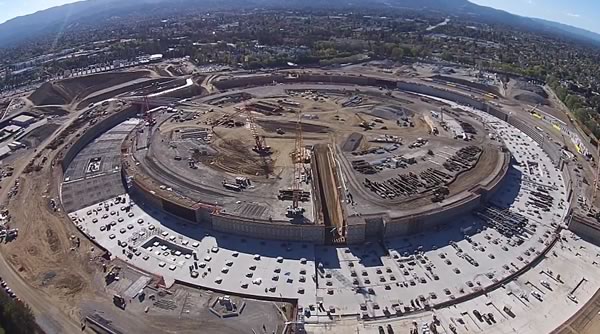 【動画】Appleの新本社キャンパス『Apple Campus 2』の最新の空撮映像（10月18日撮影）