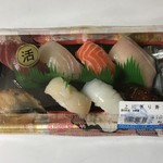 的野水産 - 上にぎり寿司８貫＝６３０円 税別