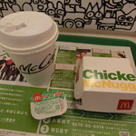 McDonald's Laragaden Kasukabe Ten - 2018.12　ホットコーヒーＭ＆ナゲット5個