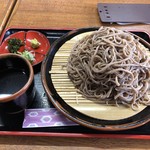 大根島の恵み食堂 だんだんね～ - もり蕎麦大盛り