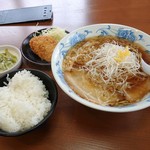 Ougon Ramen Taisho - 2019年1月　黄金ラーメンセット（980円）