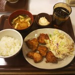 Sukiya Ebina Kawaraguchi Ten - 夜メニューの
                        からあげ定食（５個）