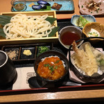 Nene Ya Sendai Sachimachi Ten - 天ぷらとうどんと小丼の定食