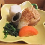 Tsurube Bekkan - 昼の箱膳 1,000円 の 御野菜炊き合わせ。　　　　　2019.02.09