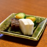 Myojinshita Kandagawa Hon Ten - 【御飯・新香@300円】新香