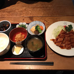 四季菜食堂 いっこう - ハムカツ定食 750円