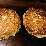 Okonomiyaki Soseki - 焼いてもらいました