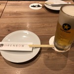 餃子 RENBOW - 生ビール