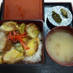 ぶんき茶屋 - 2011.11 あぶら麩丼（550円）