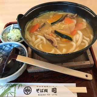 Soba Dokoro Tsukasa - 味噌煮込みうどん（ほうとう風）