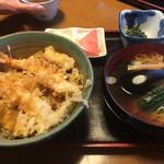 Restaurant Bunka - 天丼とミニラーのセット