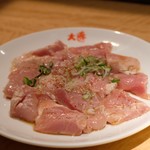 炭火焼肉 大番 - 特Aガツ塩¥620