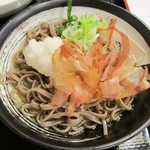 水芭蕉 カフェ - はみだしソースカツ丼 ミニそばセット の おろしそば