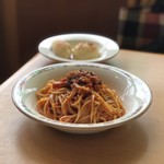 Saizeriya Kamitabashi Ten - スパゲティアラビアータ（ランチセット）税込500円