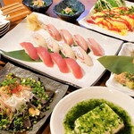 Seafood Sushi Izakaya Shichifuku Hon Ten - 3500円コース