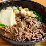 幸楽食堂 - 肉多め うどんも入ってますよ