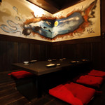 Private room Hokkaido Seafood & Ramushabu 6 Ban 27 Futo Yamato Ekimae Ten - ●完全個室 ＆ 半個室：～ 浮雲の間 ～●掘りこたつタイプ：５～７名用