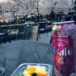 Precce PREMIUM Tokyo Midtown Ten - ビールと果物。
      まだ 完全には暗くなっていません