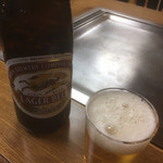 ふくい - 瓶ビール¥500をちびちび飲みながら待ちます！^ ^