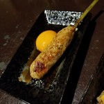 Sumibi Yakitori Manmaru - 月見つくね 180円