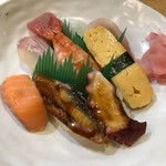 うの花すし - にぎり盛り合わせ定食②