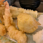 Seafood Izakaya Tempura Banchou Fukushima Ten - 海老天定食