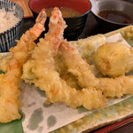 Seafood Izakaya Tempura Banchou Fukushima Ten - 海老天定食