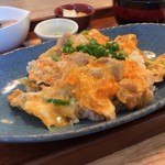 Hisago - ふんわり玉子の親子丼 きくらげ山葵あんかけ ドリンク＆サラダセット ¥1,100+tax